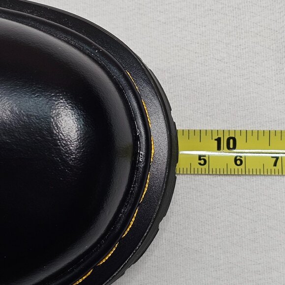 Doc Dr Martens MJ Bex J Shoes Black Leather Mary Jane Dress Boots Girls Size 2 - Picture 10 of 11